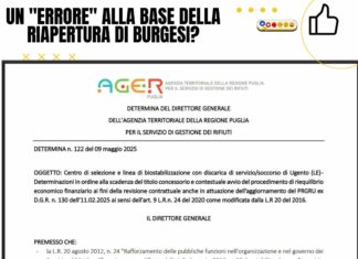 Un “errore” alla base della riapertura di Burgesi?