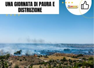 Ugento assediata dal fuoco: una giornata di paura e distruzione
