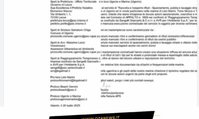 Associazioni di Ugento scrivono al Prefetto di Lecce