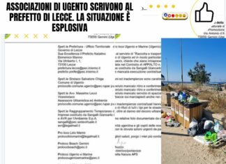 Associazioni di Ugento scrivono al Prefetto di Lecce. La situazione è esplosiva