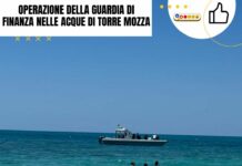 Guardia di Finanza in azione a Torre Mozza per recuperare dei relitti
