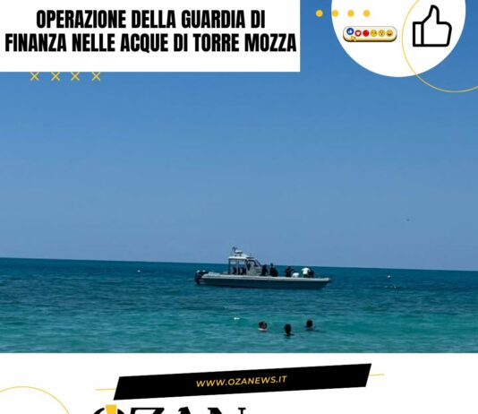 Guardia di Finanza in azione a Torre Mozza per recuperare dei relitti