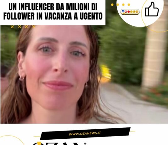 Un influencer da milioni di follower in vacanza a Ugento
