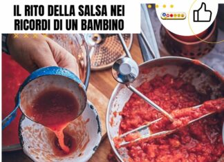 Il rito della salsa nei ricordi di un bambino