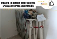 Otranto, la Guardia Costiera libera porzioni di spiaggia occupate abusivamente