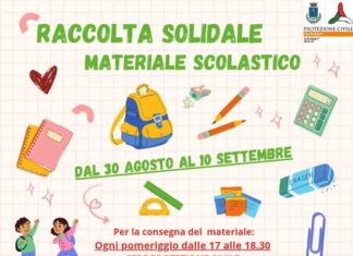 Raccolta solidale di materiale scolastico a Ugento Raccolta solidale di materiale scolastico