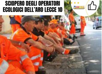 Sciopero degli operatori ecologici dell’Aro Lecce 10