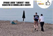 Spiagge libere “liberate”: maxi sequestro di ombrelloni a Ugento