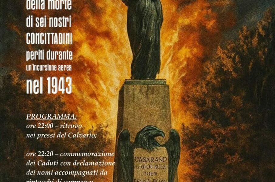 Casarano, 82 anni dopo il bombardamento del 1943