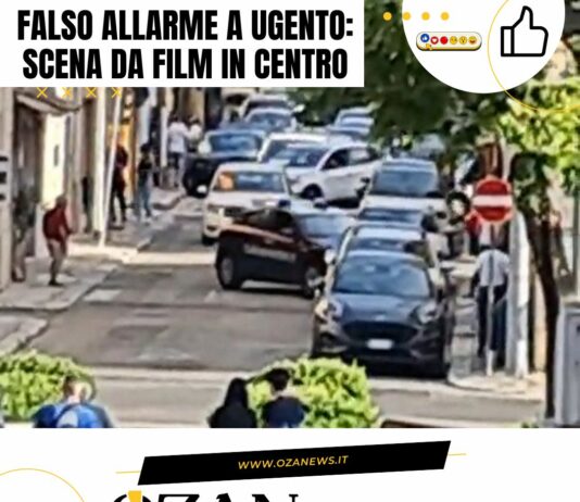 Falso allarme a Ugento: scena da film in centro