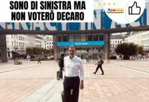 Sono di sinistra ma non voterò Decaro