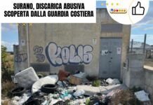 Surano, abbandono di rifiuti scoperto dalla Guardia Costiera