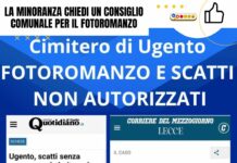 Il cimitero di Ugento trasformato in set fotografico