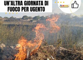 Un’altra giornata di fuoco per Ugento