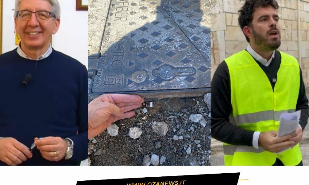 Il sindaco di Putignano controlla personalmente i lavori della fibra. E a Ugento?