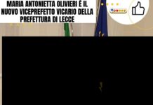 Maria Antonietta Olivieri è il nuovo Viceprefetto Vicario della Prefettura di Lecce