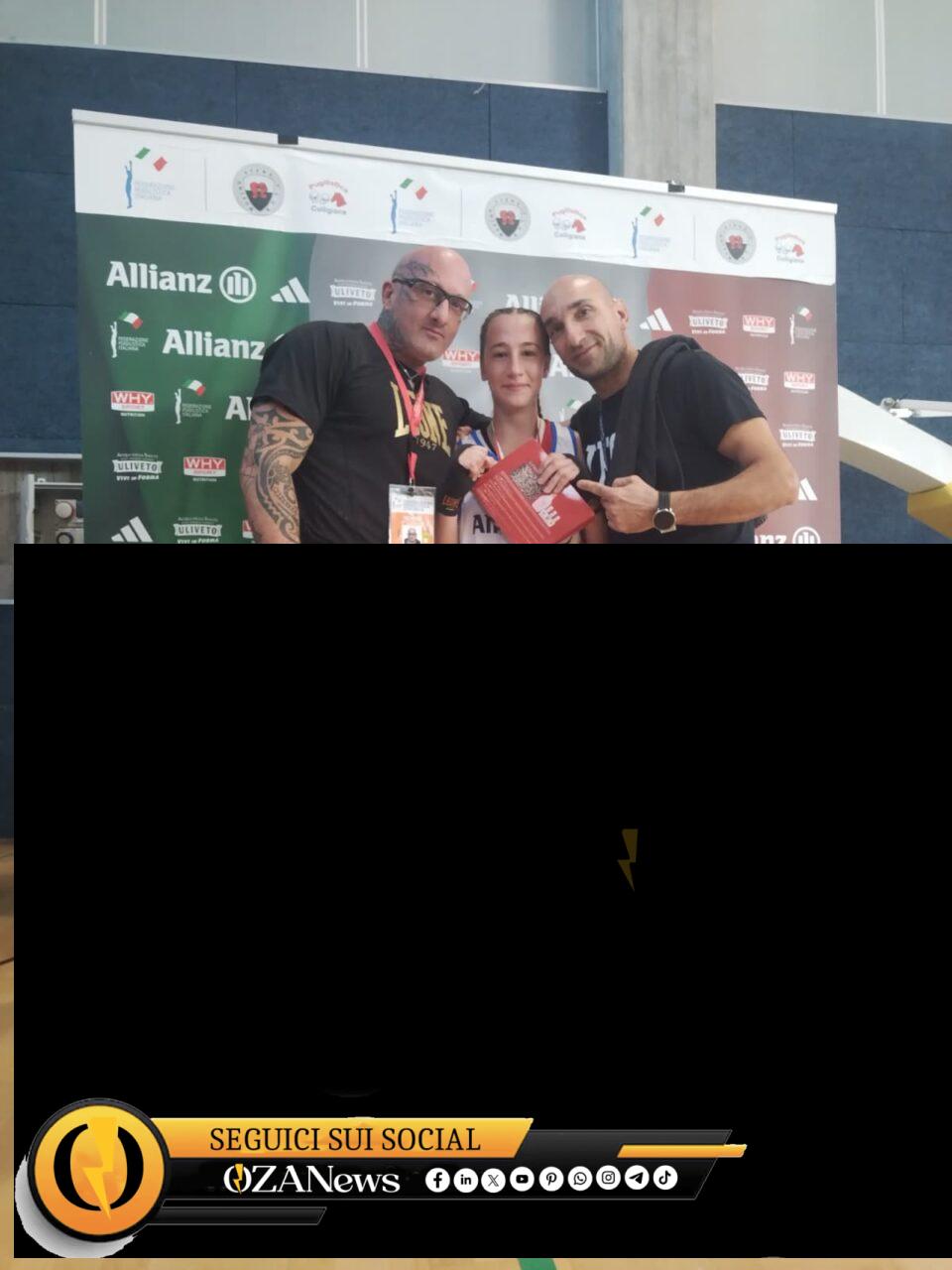 Maria Spennato campionessa italiana di pugilato Under 17