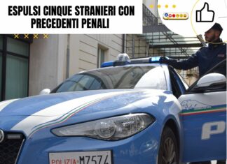 Espulsi cinque stranieri con precedenti penali