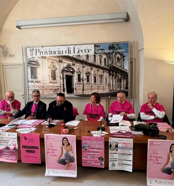 “Pensiamoci Prima! La sfida è non ammalarsi”: al via nel Salento la campagna Nastro Rosa di Lilt contro il tumore al seno