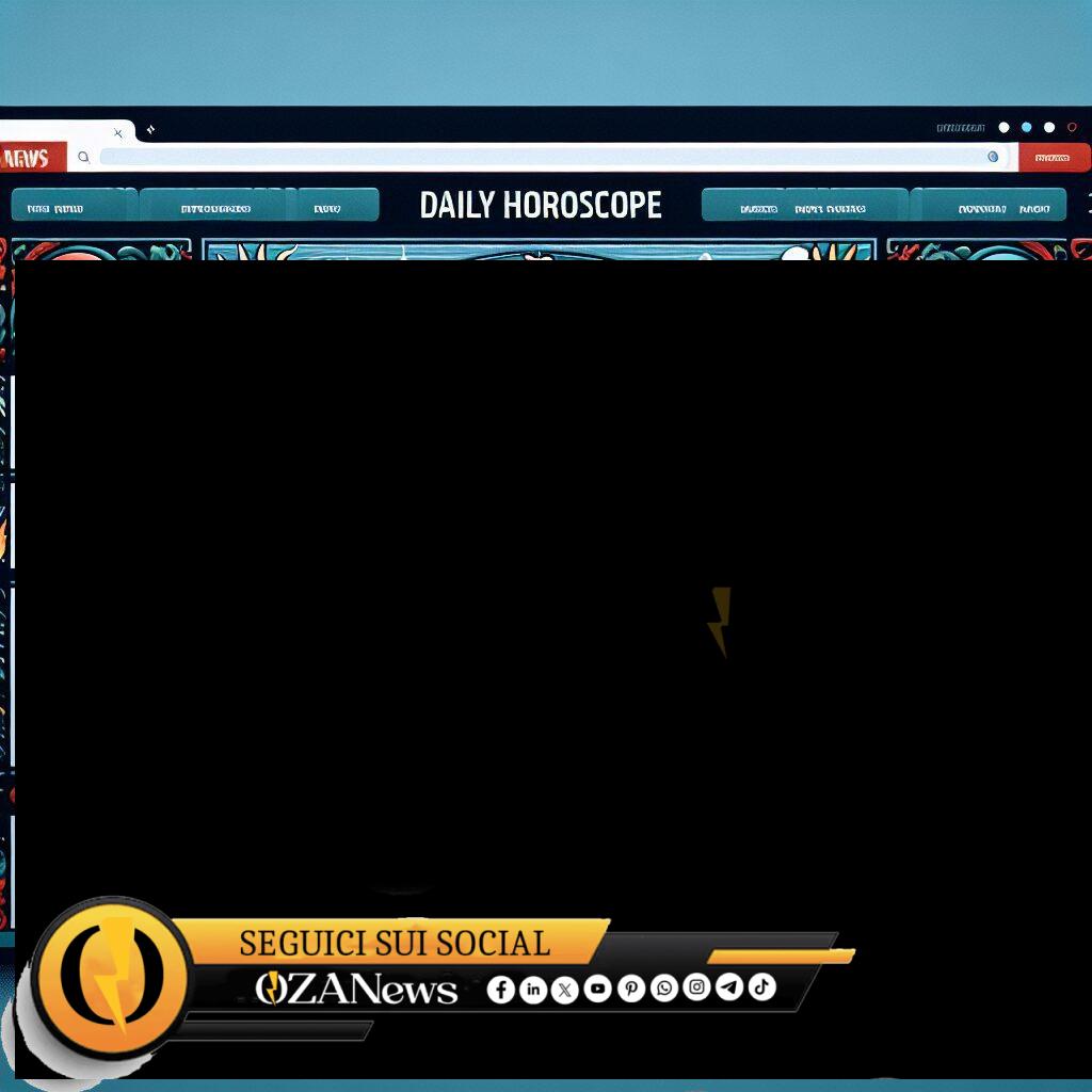 L’oroscopo di oggi, 27 ottobre 2025 Daily Horoscope website. Astrology wheel with zodiac signs, sun, moon, and stars. Online horoscope reading.