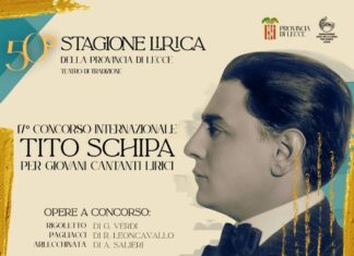 Tito Schipa, via al bando per giovani lirici Al via il 17° concorso internazionale Tito Schipa per giovani cantanti lirici: in palio ruoli della Stagione lirica 2025 e premi speciali. C’è tempo fino al 23 ottobre per iscriversi