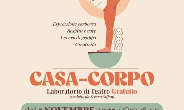 CASA-CORPO: Teatro gratuito a Salve dal 5 novembre