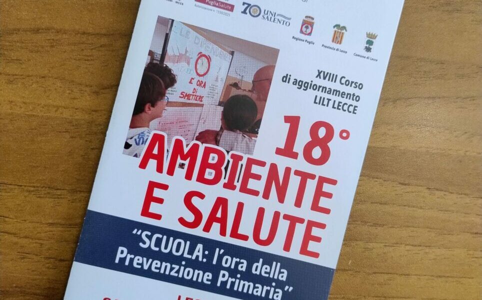 “Scuola: l’ora della Prevenzione Primaria”: a Lecce l’atteso incontro formativo della campagna Nastro Rosa di Lilt