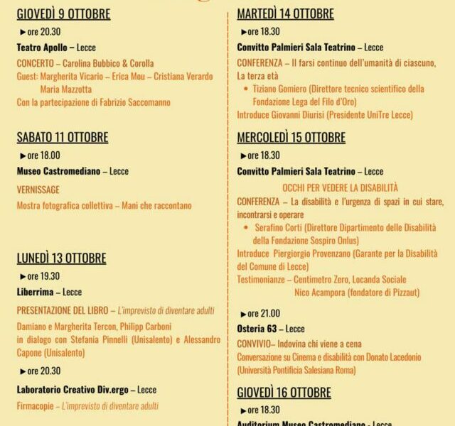 Festival dell’Appartenenza e dell’Inclusione: a Lecce, i fratelli Tercon e il fondatore di PizzAut