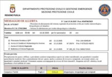 Temporali e vento sul Salento: scatta l’allerta arancione Temporali e vento sul Salento: scatta l’allerta arancione