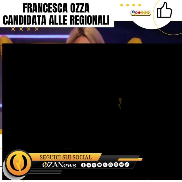 francesca ozza candidata alle regionali