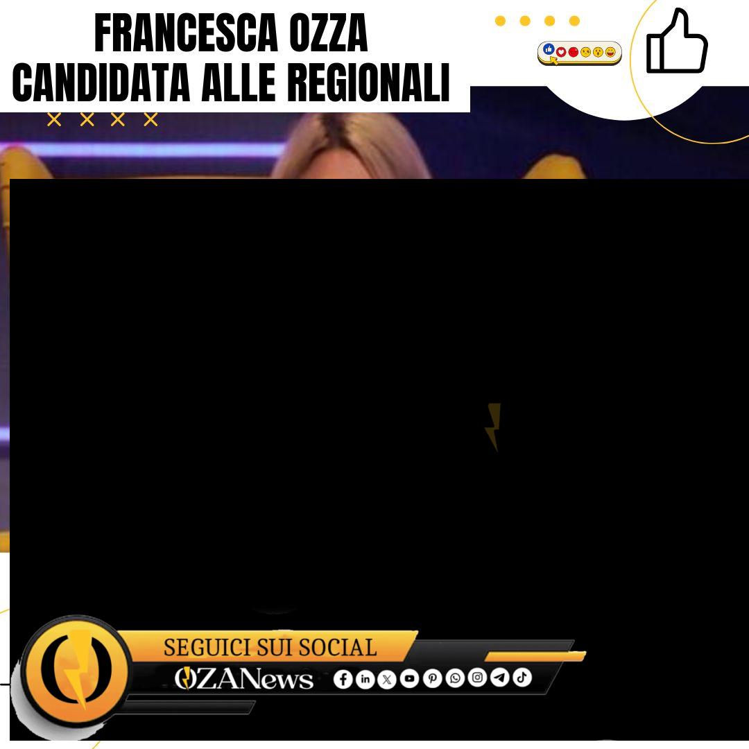 francesca ozza candidata alle regionali