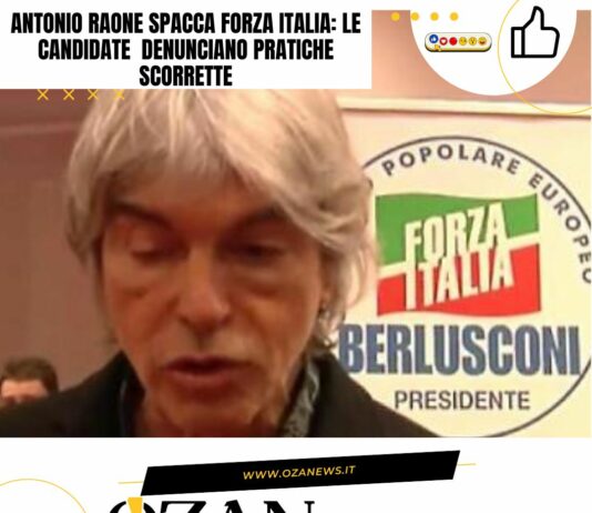 Antonio Raone spacca Forza Italia: le candidate dissidenti denunciano pratiche scorrette
