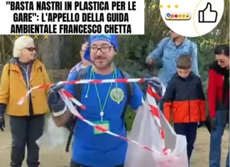 “Basta nastri in plastica per le gare”: l’appello della guida ambientale Francesco Chetta