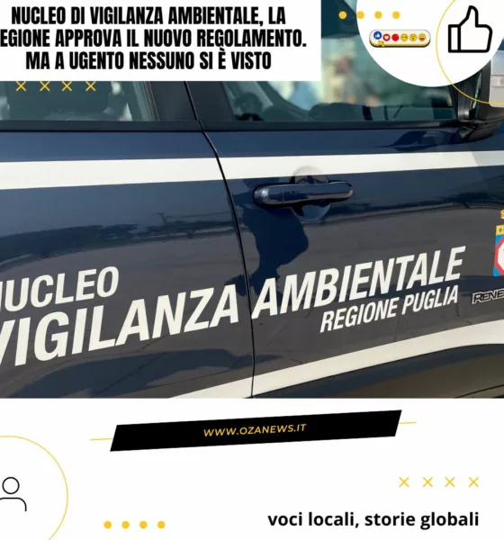 Nucleo Di Vigilanza Ambientale La Regione Approva Il Nuovo Regolamento. Ma A Ugento Nessuno Si E Visto