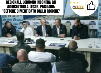 Regionali, Lobuono incontra gli agricoltori a Lecce. Pagliaro: “Settore dimenticato dalla Regione” Regionali, Lobuono incontra gli agricoltori a Lecce. Pagliaro: "Settore dimenticato dalla Regione"