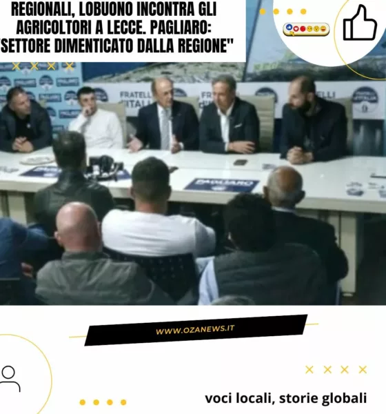 Regionali, Lobuono incontra gli agricoltori a Lecce. Pagliaro: 