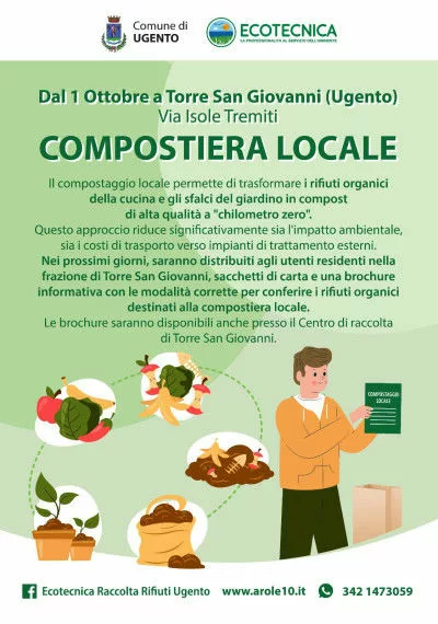 Ugento: compost gratuito, riapre impianto