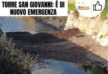 Torre San Giovanni: è di nuovo emergenza Torre San Giovanni: canale bloccato