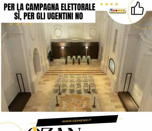 Santa Filomena: per la campagna elettorale sì, per gli ugentini no Ugento: aula consiliare, democrazia "scomparsa"