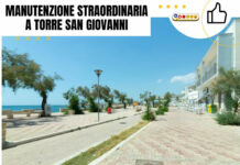 Manutenzione straordinaria al lungomare di Torre San Giovanni Lungomare T. San Giovanni: manutenzione
