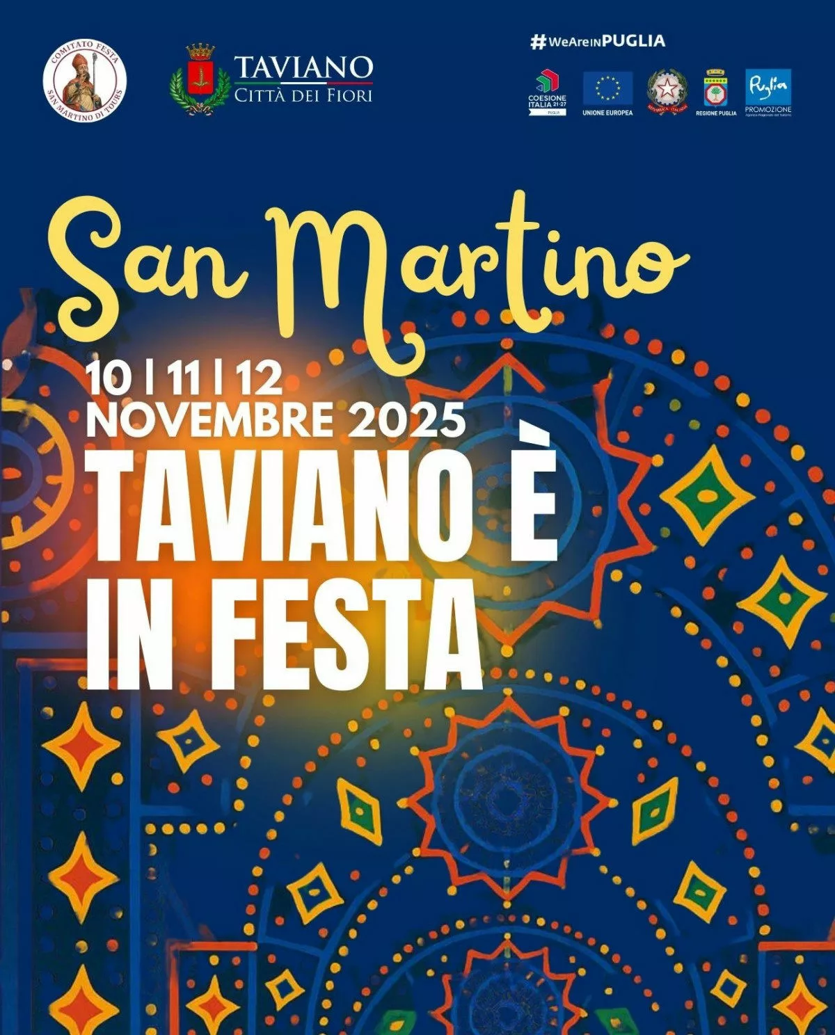 San Martino a Taviano: Spettacolo pirotecnico illumina la festa San Martino a Taviano: Fuochi d'artificio