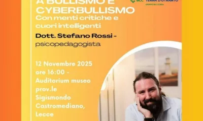 Rossi a Lecce contro bullismo