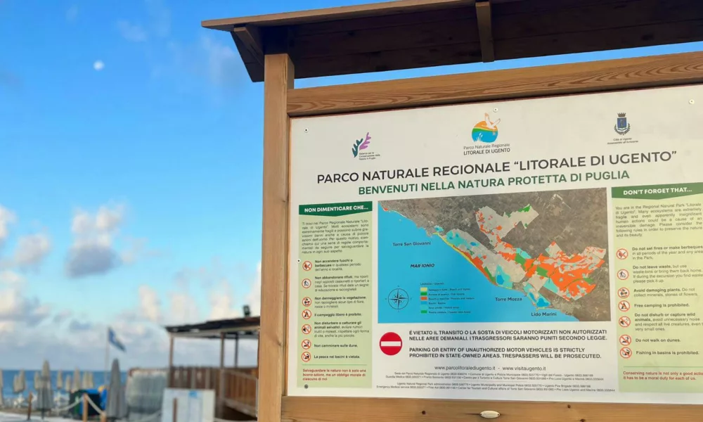 Nuova segnaletica per il litorale di Ugento