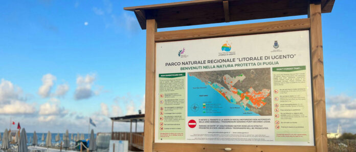 Nuova segnaletica per il litorale di Ugento