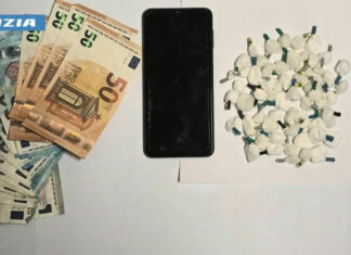 Spaccio di cocaina a Taurisano: arrestato 22enne con 59 dosi Spaccio a Taurisano: 22enne arrestato con cocaina