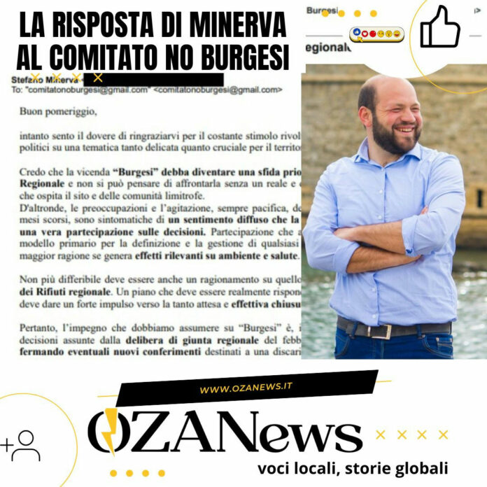 Burgesi: Minerva vuole annullare delibera regionale
