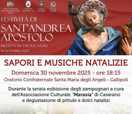 A Gallipoli si festeggia Sant’Andrea Apostolo Sant'Andrea a Gallipoli: festa e tradizione