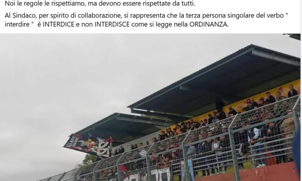 Caos al campo sportivo