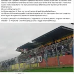 Caos al campo sportivo