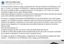 Ugento, caos al campo sportivo: vietato l’ingresso ai tifosi ospiti, ma la tribuna locale è sovraffollata Caos al campo sportivo